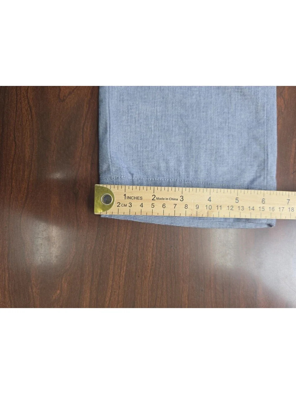 Banana Republic Mens Pants 30x30 Blue Textured Slim Fit Cotton Blend Casual